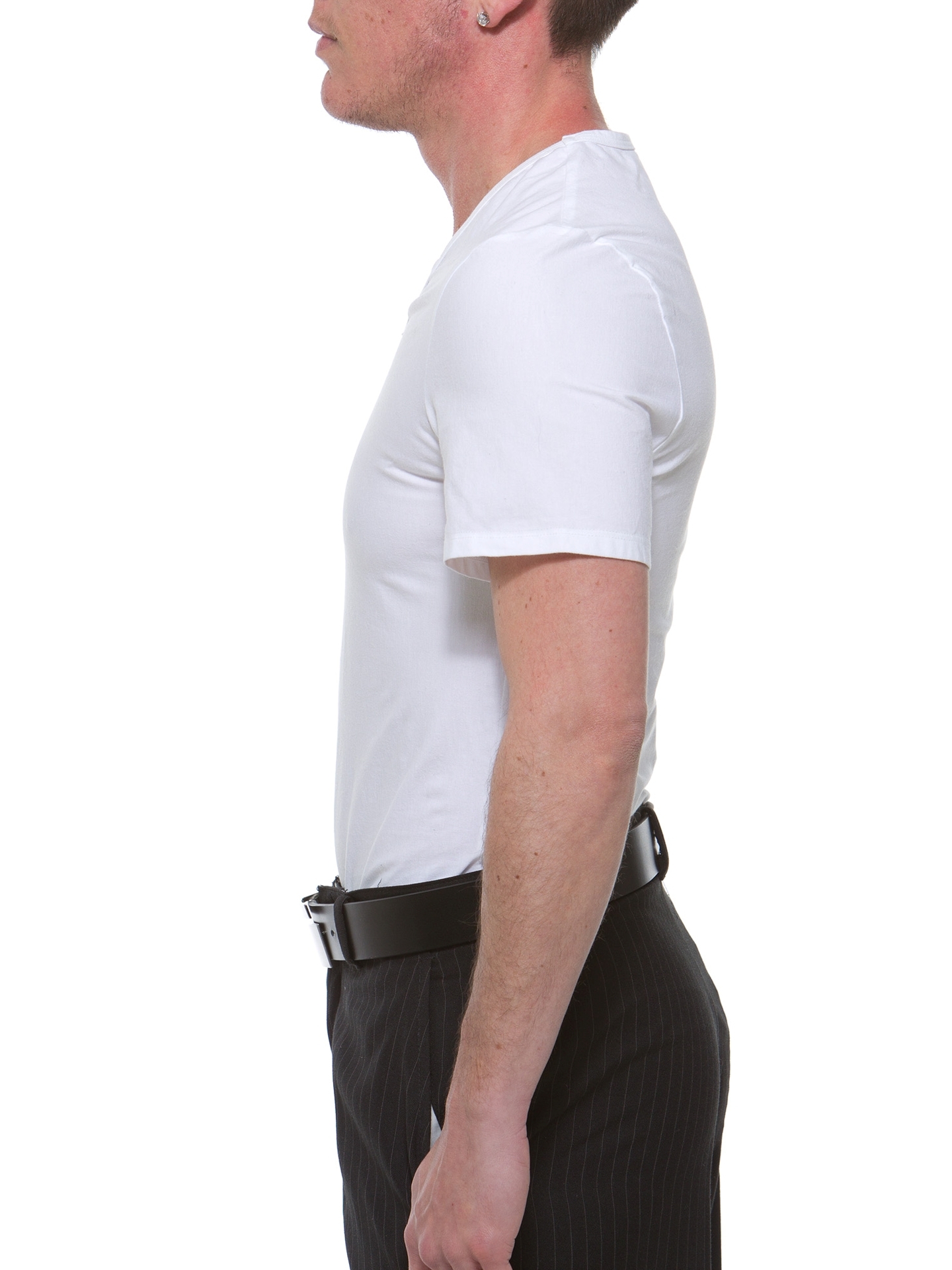 MagiCotton V-Neck Compression Shirt. FTM Chest Binders for Trans Men by  Underworks